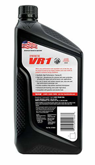 Picture of Valvoline VR1 Racing Synthetic SAE 10W-30 Motor Oil 1 QT