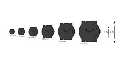 Picture of Fossil Men's Machine Chrono Quartz Silicone Chronograph Watch, Color: Black/Blue Silicone (Model: FS5164)