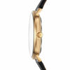 Picture of Michael Kors Women's Pyper Stainless Steel Quartz Watch with Leather Strap, Gold/Black, 18