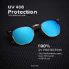 Picture of Polarized Sunglasses for Men and Women Semi-Rimless Frame Driving Sun glasses 100% UV Blocking
