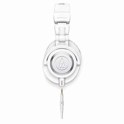 Picture of Audio-Technica ATH-M50XWH Professional Studio Monitor Headphones, White