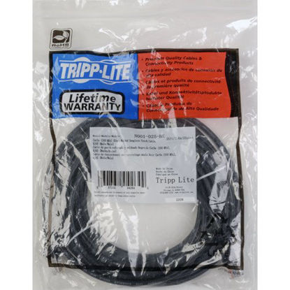 Picture of Tripp Lite Cat5e 350MHz Snagless Molded Patch Cable (RJ45 M/M) - Black, 50-ft.(N001-050-BK)