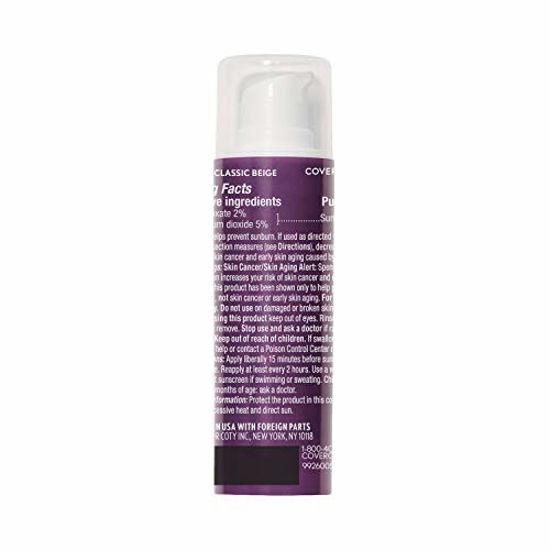 Picture of COVERGIRL Advanced Radiance Age Defying Liquid Foundation in Classic Ivory, 1 Bottle (1 oz), Hides Wrinkles & Lines, Sensitive Skin Safe (packaging may vary)