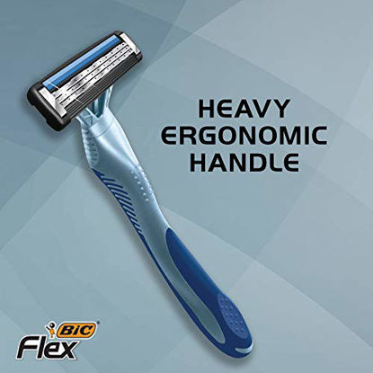 Picture of BIC Flex 3 Men's 3-Blade Disposable Razor, 4 Count
