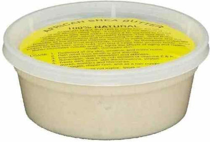 Picture of REAL African Shea Butter Pure Raw Unrefined From Ghana"IVORY" Container (8oz Pack Of 2)