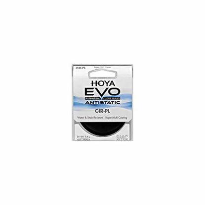 Picture of Hoya Evo Antistatic CPL Circular Polarizer Filter - 77mm - Dust / Stain / Water Repellent, Low-Profile Filter Frame