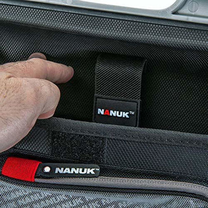 Picture of Nanuk 935 Waterproof Carry-On Hard Case with Lid Organizer and Padded Divider w/ Wheels - Yellow