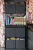 Picture of 6 Pack - SimpleHouseware Foldable Cube Storage Bin, Dark Grey