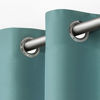 Picture of Exclusive Home Curtains Indoor/Outdoor Solid Cabana Grommet Top Curtain Panel Pair, 54x84, Teal, 2 Piece