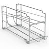 Picture of 2 Pack - SimpleHouseware Stackable Front Loading Beverage Can Dispenser Rack, Chrome