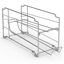 Picture of 2 Pack - SimpleHouseware Stackable Front Loading Beverage Can Dispenser Rack, Chrome