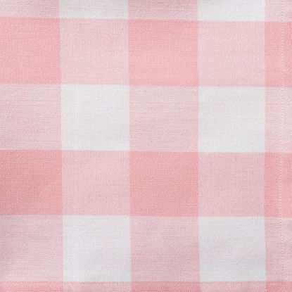 Picture of DII Buffalo Check Collection Classic Tabletop, Napkin Set, 20x20, Pink & White 6 Count