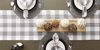 Picture of DII Buffalo Check Collection Classic Tabletop, Table Runner, 14x108, Gray & White