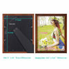Picture of RPJC 11x14 inch Picture Frame Made of Solid Wood and High Definition Glass Display Pictures for Wall Mounting Photo Frame with Stand Brown