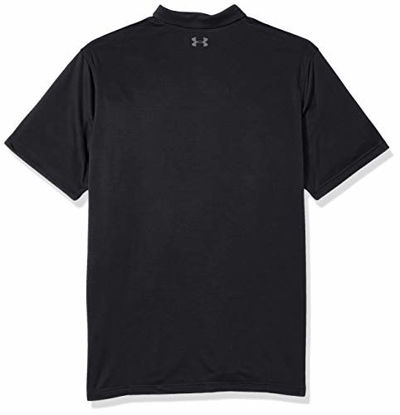 Picture of Under Armour Men's Tech Golf Polo, Black (001)/Graphite, XX-Large