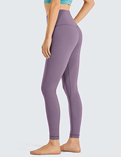GetUSCart- CRZ YOGA Women's Naked Feeling I 7/8 High Waisted Yoga Pants  Workout Leggings - 25 Inches Matt Purple Small