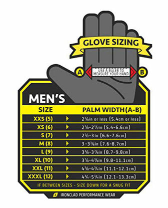 Picture of Ironclad Ranchworx Work Gloves RWG2, Premier Leather Work Glove, Performance Fit, Durable, Machine Washable, (1 Pair), Large - RWG2-04-L