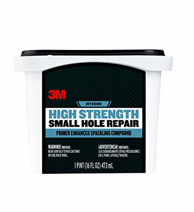 Picture of 3M High Strength Small Hole Repair, 16 oz. and 3M SandBlaster Advanced Sanding Sanding Sponge, 100-Grit