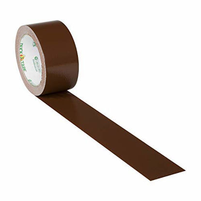 Picture of Duck 1304965 Color Duct Tape Single Roll, 1.88 Inches x 20 Yards, Brown