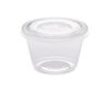 Picture of [100 Sets - 4 oz.] Plastic Disposable Portion Cups With Lids, Souffle Cups, Jello Cups
