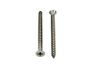 Picture of #14 X 3'' Stainless Flat Head Phillips Wood Screw, (25 pc), 18-8 (304) Stainless Steel Screws by Bolt Dropper