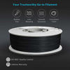 Picture of DURAMIC 3D Premium PLA Plus Printer Filament 1.75mm Black, 3D Printing Filament 1kg Spool(2.2lbs), No-tangling No-Clogging Dimensional Accuracy +/- 0.05 mm