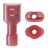 Picture of XHF 22-16 AWG Nylon Female Spade Connectors Quick Disconnect Wire Terminals Insulated Wire Crimp Connectors 100 Pcs Red