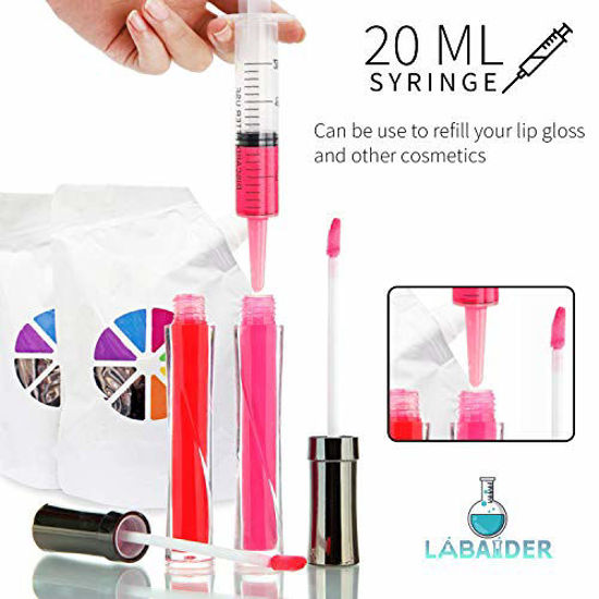 3 Pack 20ml Syringe with Cap, Sterile Syringes Individually Packaged for  Labs, Liquid Measuring, Feeding Pets,Oil or Glue Applicator