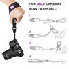 Picture of Camera Wrist Strap - Rapid Fire Heavy Duty Safety Wrist Strap by Altura Photo w/ 2 Alternate Connections for Use w/Large DSLR or Mirrorless Cameras