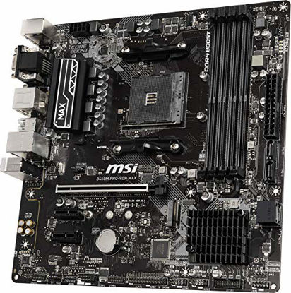 Picture of MSI ProSeries AMD Ryzen 2ND and 3rd Gen AM4 M.2 USB 3 DDR4 D-Sub DVI HDMI Micro-ATX Motherboard (B450M PRO-VDH Max)