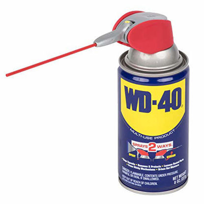 Picture of WD-40 Multi-Use Product - Multi-Purpose Lubricant with Smart Straw Spray. 8 oz. (12 Pack) (490026)