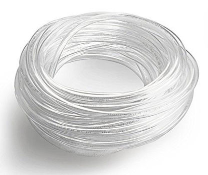 Picture of 50 Feet - 5/16" ID 7/16" OD Clear Vinyl Tubing Food Grade Multipurpose Tube for Beer Line, Kegerator, Wine Making, Aquaponics, Air Hose by Proper Pour