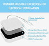 Picture of DONECO TENS Unit Pads 2X2 48 Pcs Replacement Pads Electrode Patches for Electrotherapy