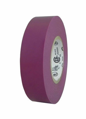 Picture of T.R.U. EL-766AW Purple General Purpose Electrical Tape 3/4" (W) x 66' (L) UL/CSA listed core. Utility Vinyl Synthetic Rubber Electrical Tape