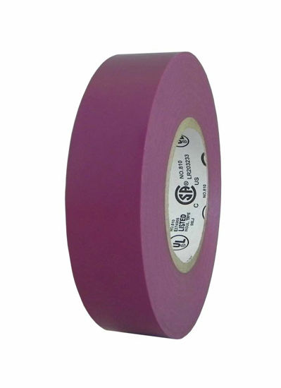 T.R.U. EL-766AW White General Purpose Electrical Tape 2 Width x 66' Length UL/CSA Listed Core. Utility Vinyl Electrical Tape