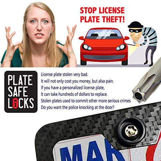 Aootf license plate shop frame