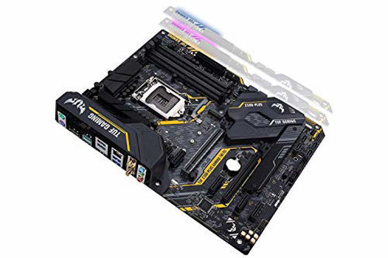 Picture of ASUS TUF Z390-Plus Gaming (Wi-Fi) LGA1151 (Intel 8th and 9th Gen) DDR4 DP HDMI M.2 Z390 ATX Motherboard 802.11ac Wi-Fi USB 3.1 Gen2