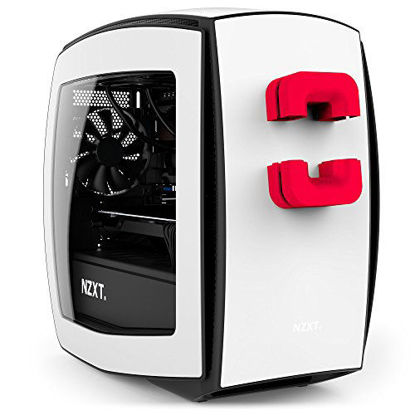 Picture of NZXT Puck - BA-PUCKR-B1 - Cable Management and Headset Mount - Compact Size - Silicone Construction - Powerful Magnet for Computer Case Mounting - Black