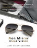 Picture of LUENX Aviator Sunglasses for Mens Womens Polarized Gradient Brown Lens Metal Rose Gold Frame 60mm