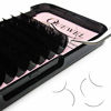 Picture of Eyelash Extensions 0.03mm C Curl Length Mix 8-15mm Supplies Matte Black Individual Eyelashes Salon Use|Thickness 0.03/0.05/0.07/0.10/0.15/0.20mm C/D Curl Length Single 8-18mm Mix 8-15mm|