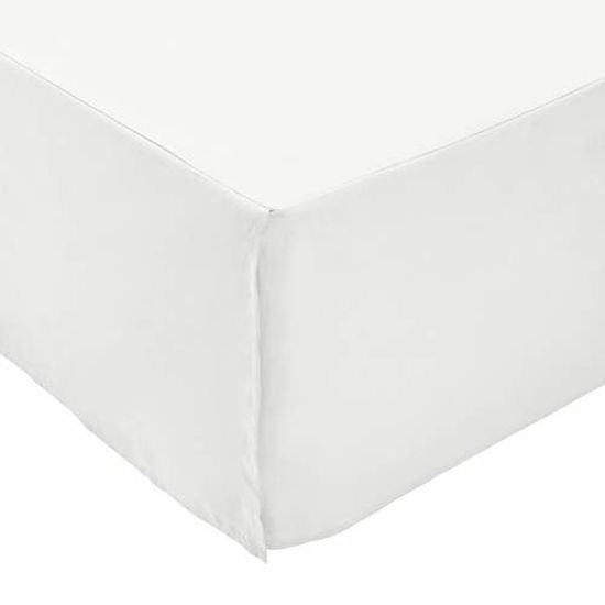 GetUSCart AmazonBasics Pleated Bed Skirt King, Light Grey