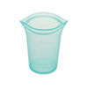 Picture of Zip Top Reusable 100% Platinum Silicone Containers - Large Cup - Teal