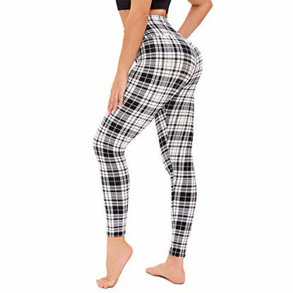 Picture of Gayhay High Waisted Leggings for Women - Soft Opaque Slim Tummy Control Printed Pants for Running Cycling Yoga