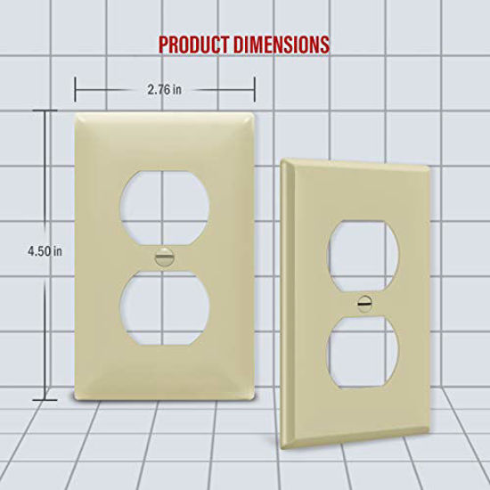 GetUSCart Duplex Wall Plates Kit by Enerlites 8821I Home Electrical