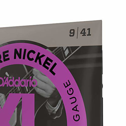 Picture of D'Addario EPN120 Pure Nickel Electric Guitar Strings, Super Light, 9-41