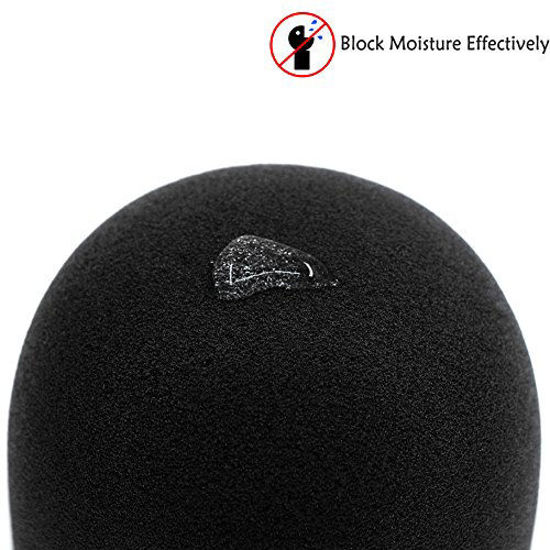 Picture of YOUSHARES Microphone Windscreen Foam - Mic Cover Pop Filter Windshield &Protector for Blue Yeti, Yeti Pro Condenser Microphones (Moonwhite)