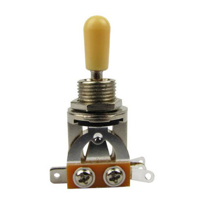 Picture of Musiclily Plastic 3 Way Pickup Selector Toggle Switch for Gibon Epiphone Les Paul Guitar Part, Cream Tip