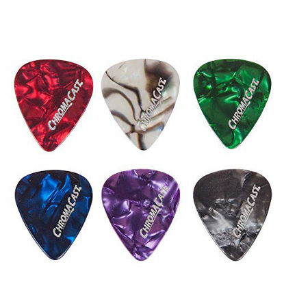 Picture of ChromaCast 96 Pick Sampler - Includes Pearl Celluloid and DuraPicks in Assorted Colors/Gauges