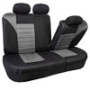 Picture of FH Group FB068GRAY115 Universal Car Seat Cover (Premium 3D Air mesh Design Airbag and Rear Split Bench Compatible Gray)