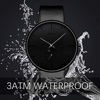 Picture of Mens Watches Fashion Simple Minimalist Waterproof Quartz Analog Watch Designer Luxury Business Classic Wrist Watch - All Black